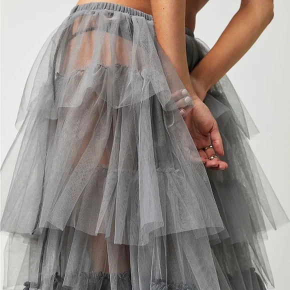 RARE Free People Tulle Much Slip. Intimately. Size Small. NWT. Purple. Sold Out! - Picture 3 of 6